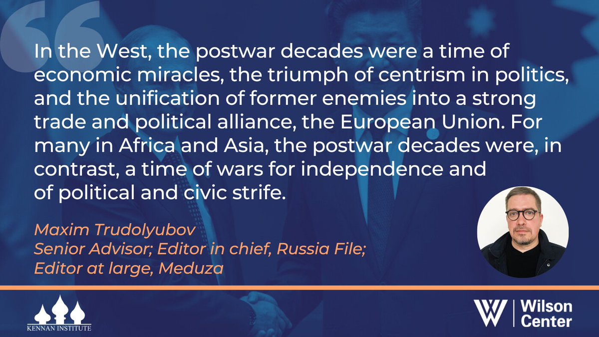 [OUT NOW] For the #RussiaFile, Maxim Trudolyubov unpacks how the legacy of European colonialism in Africa and Asia complicates efforts to unite a global coalition against #Russia's invasion of #Ukraine. Read more: wilsoncenter.org/blog-post/west…