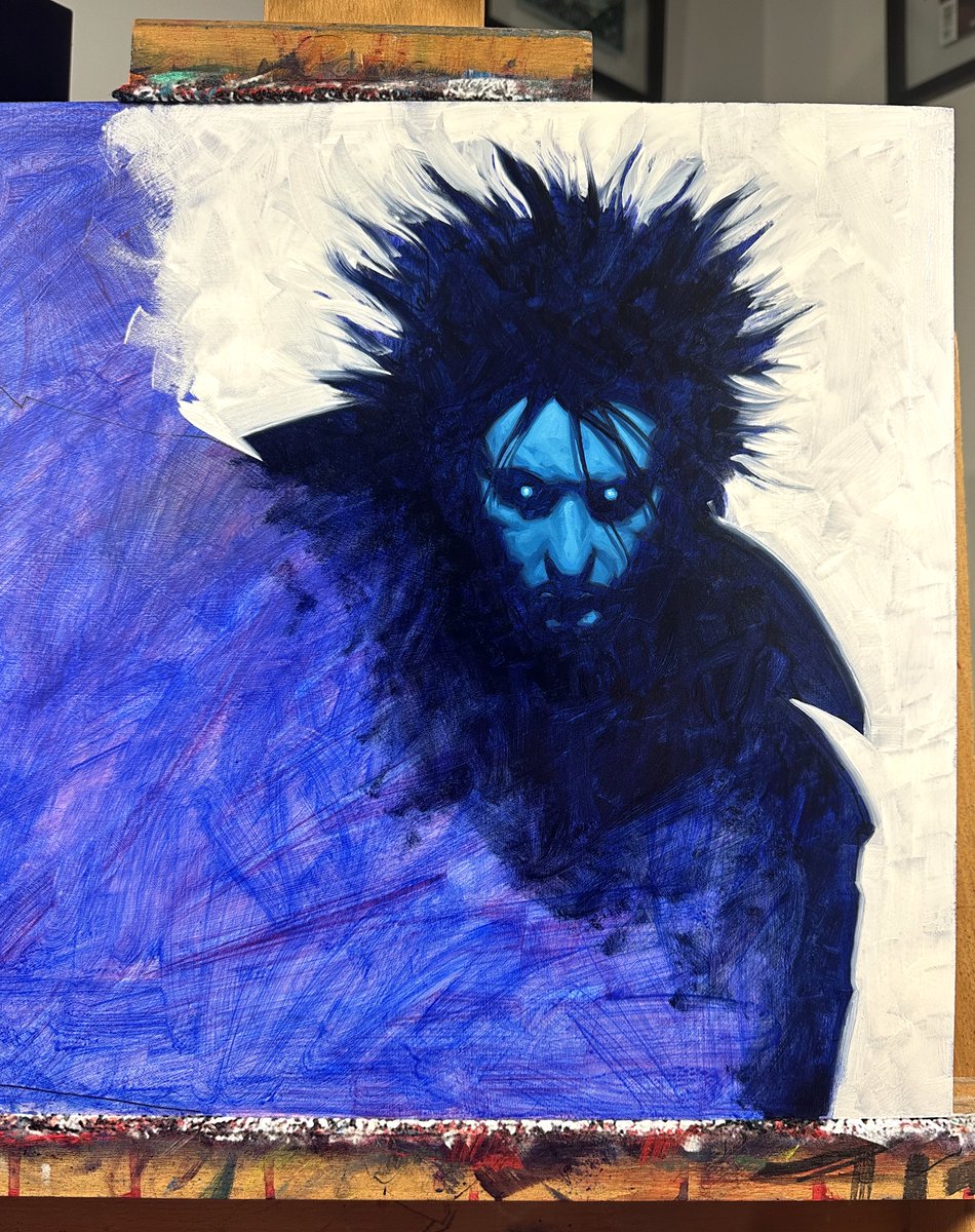 Next up on the easel for my comic portfolio. #Sandman