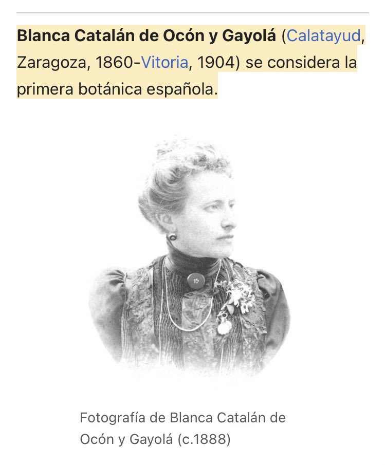 Ya conocemos la tendencia a infantilizar a las mujeres, aunque lo que sucedió con Blanca Catalán de Ocón (1860-1904) es exagerado. 
Ya he conseguido cambiar en wikipedia la imagen de cuando era niña, que suele ser la única que se conoce. 
Pero, aún hay más...