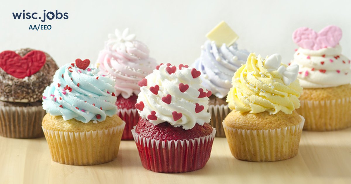 wiscjobs's tweet image. It’s #NationalCupcakeDay! If you want a #FoodServiceJob, the Veterans Home at #KingWI is hiring limited-term #FoodServiceAssistant positions. $15.86/hr +comp for nights, wknds, holidays &amp;amp; overtime. Apply now! #WIjobs #govjobs #CupcakeDay ow.ly/svJP50QiRO4