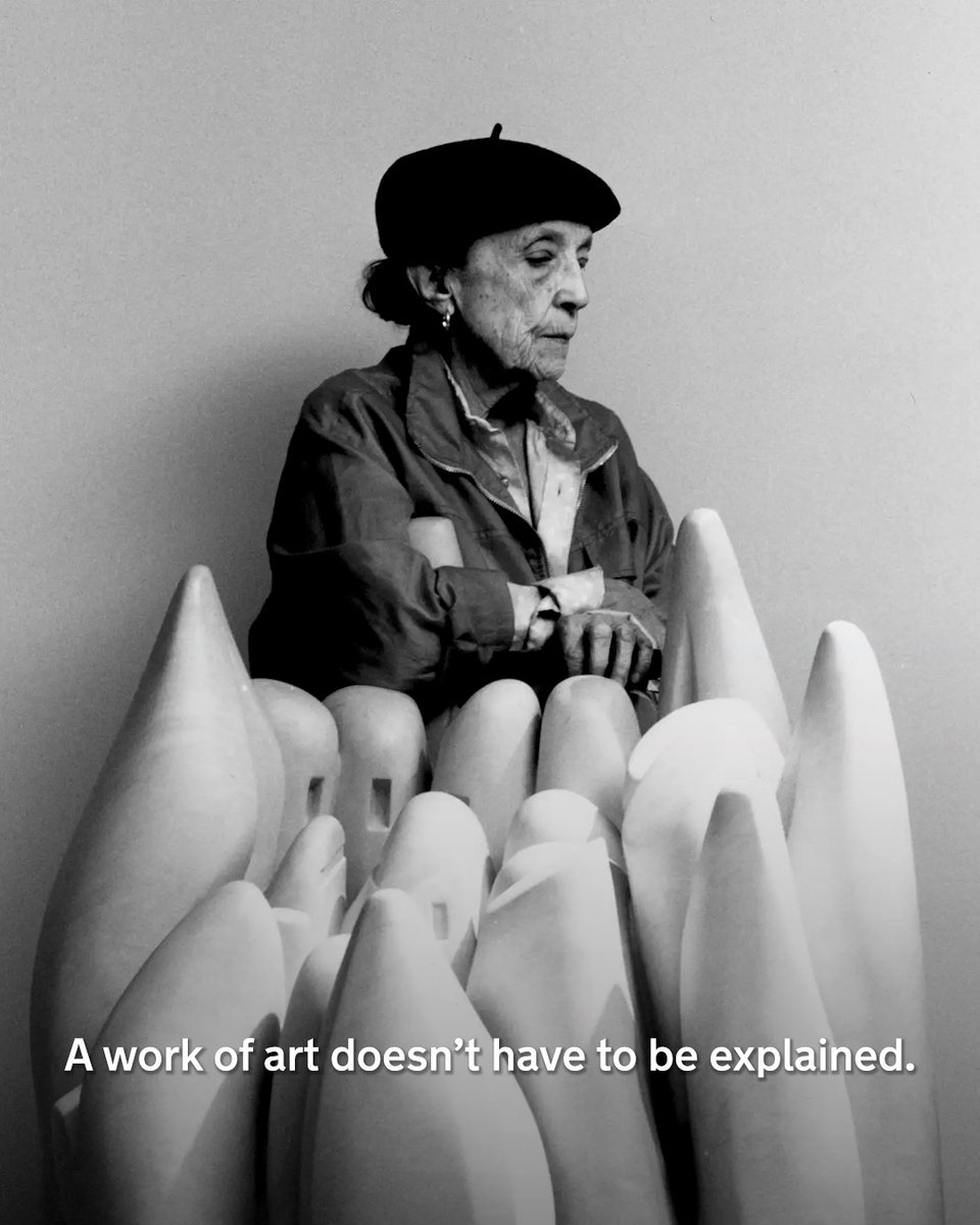 ‘A work of art doesn’t have to be explained.’ —#LouiseBourgeois born #onthisday in 1911

Bourgeois’s work is inextricably entwined with her life and experiences. ‘Art,’ as she once remarked in an interview, ‘is the experience, the re-experience of a trauma’