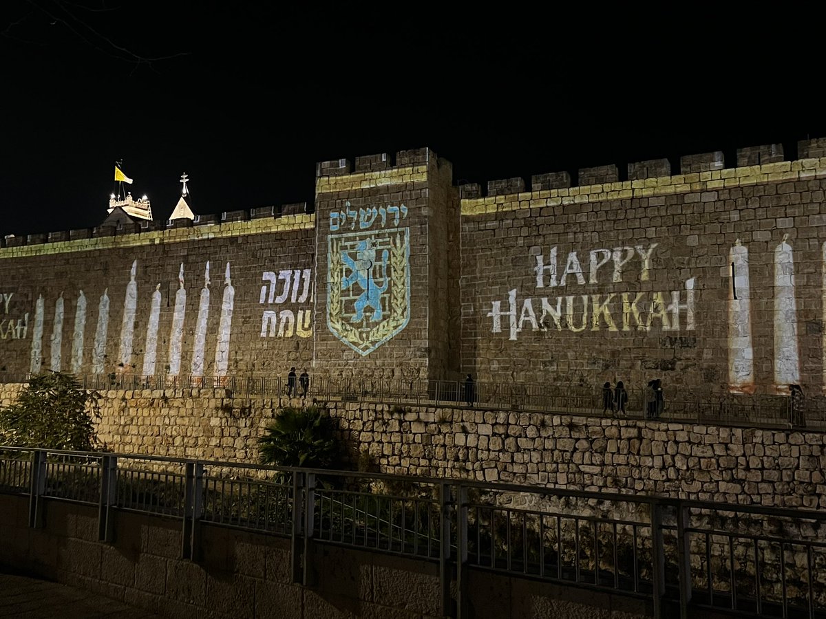 Go_Learn_It's tweet image. Yes Rabbi,

On this Chanukah, it is not business as usual but our people persevere. It involves having kindergarten in bomb shelters, remembering those kidnapped everywhere, whether in the new National Library Building or public squares and never forgetting #AmYisraelChai