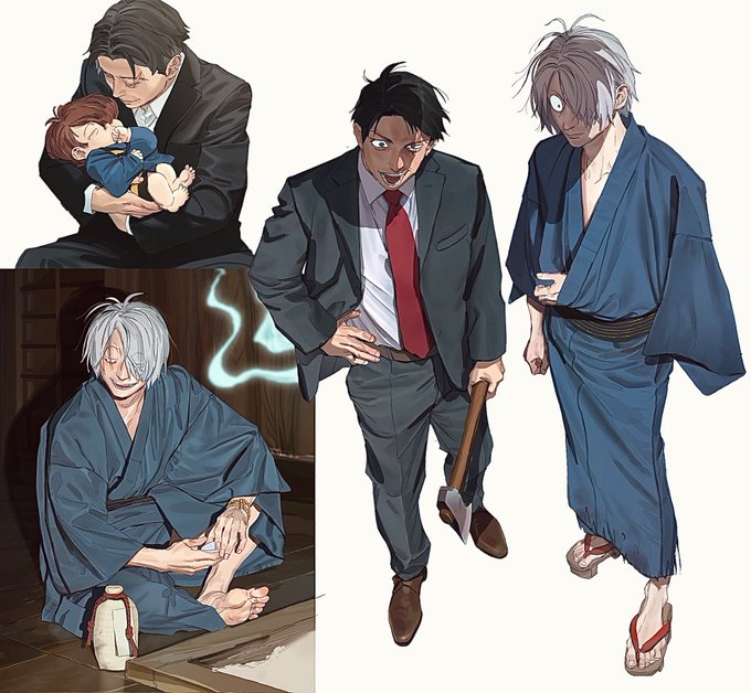 「standing yukata」 illustration images(Latest)