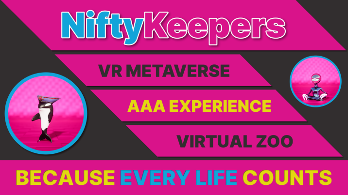 👇
<a href="/NiftyKeepers/">NiftyKeepers</a> 
United for Wildlife :
Our Collective Conservation Approach

Join our beloved Community of Keepers,
witness the amazing VZOO VR Metaverse,
&amp; participate in exciting weekly ETH #raffle .

Info 👉 discord.gg/BPdbxkKVCf