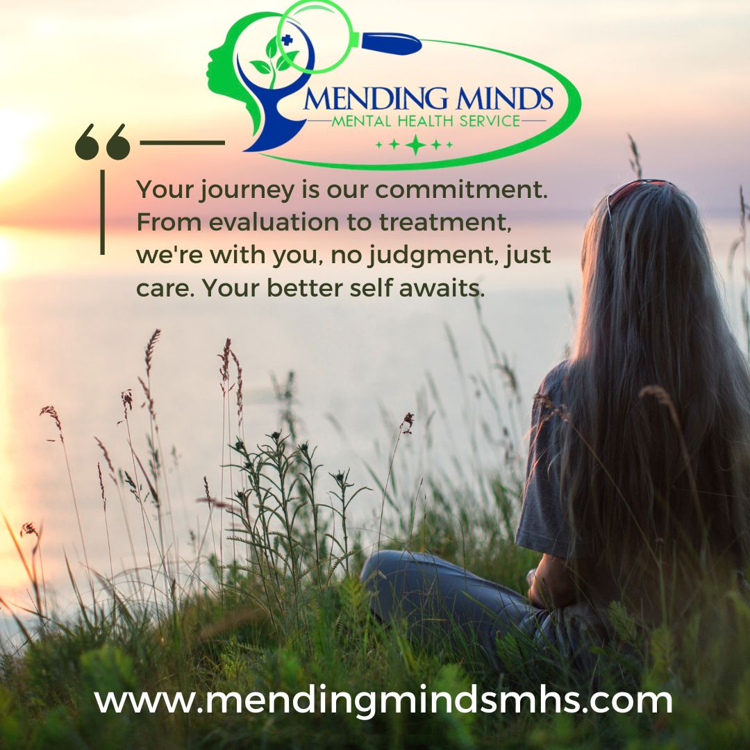 mendingmindsmhs's tweet image. We&apos;re dedicated to supporting your unique path. Let&apos;s embark on this journey together, guiding you towards growth and well-being. Your story matters, and our commitment is unwavering. 🌿💫 #YourJourney #OurCommitment  mendingmindsmhs.com P: (540) 277-9677