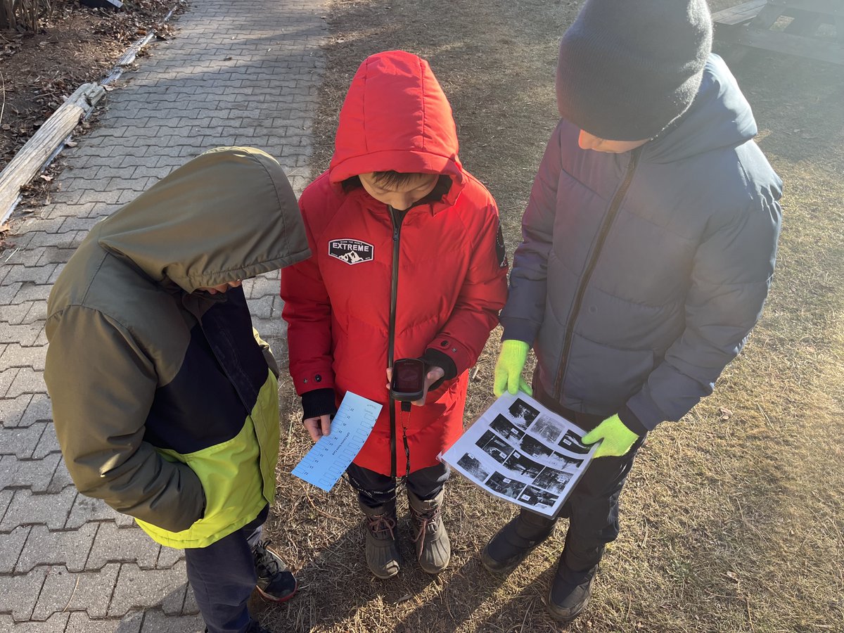 GPS orienteering with Don Valley Middle School #tdsb #outdooreducation #takeyourteachingoutside