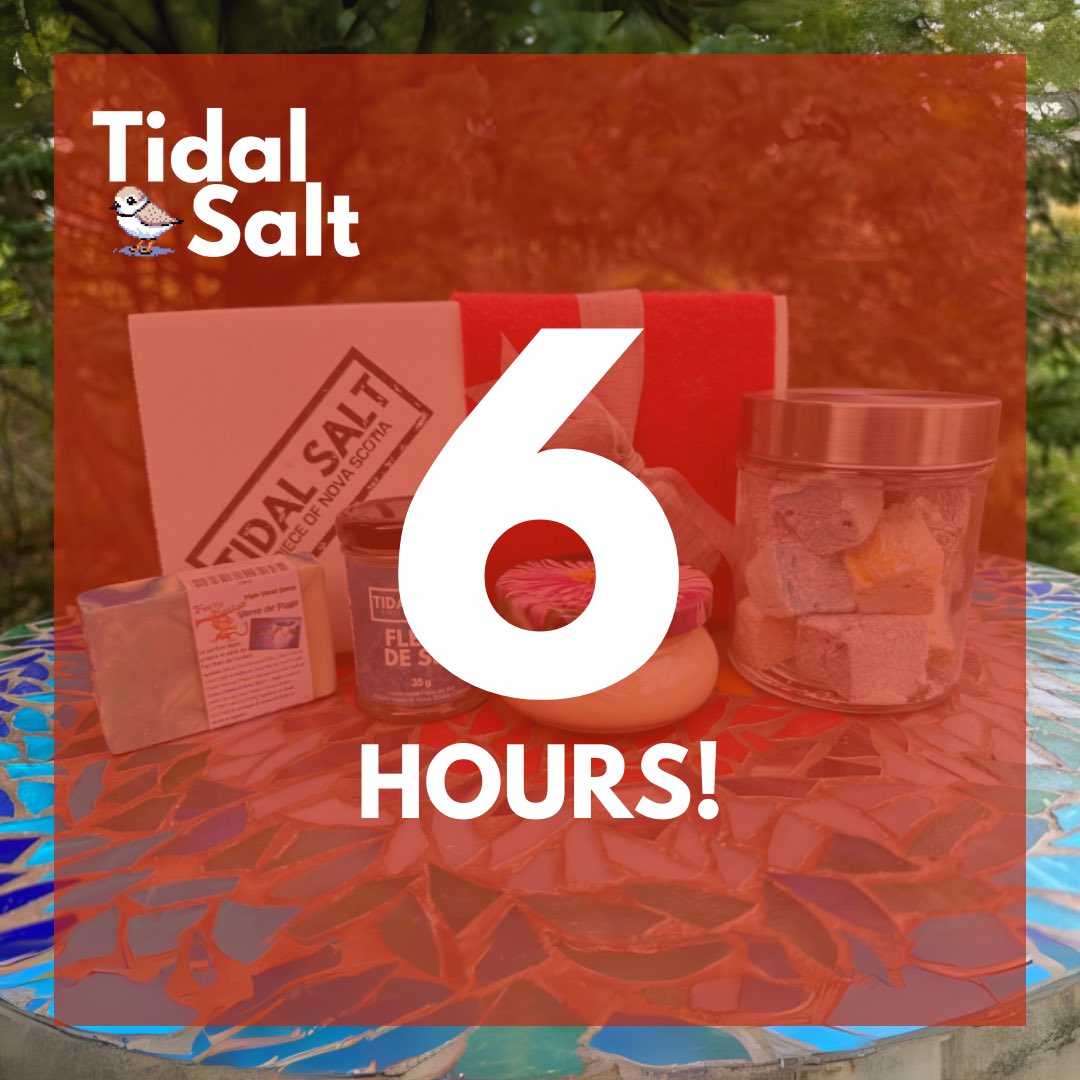 Last chance to get your orders in for our Antigonish Local Holiday Boxes! The window closes at 5pm so that we can start assembly!
#novascotiaseasalt #fleurdesel #novascotia #antigonish #tasteofns #tastethetides #makinggoodfoodgreatfood @AntigonishChmbr