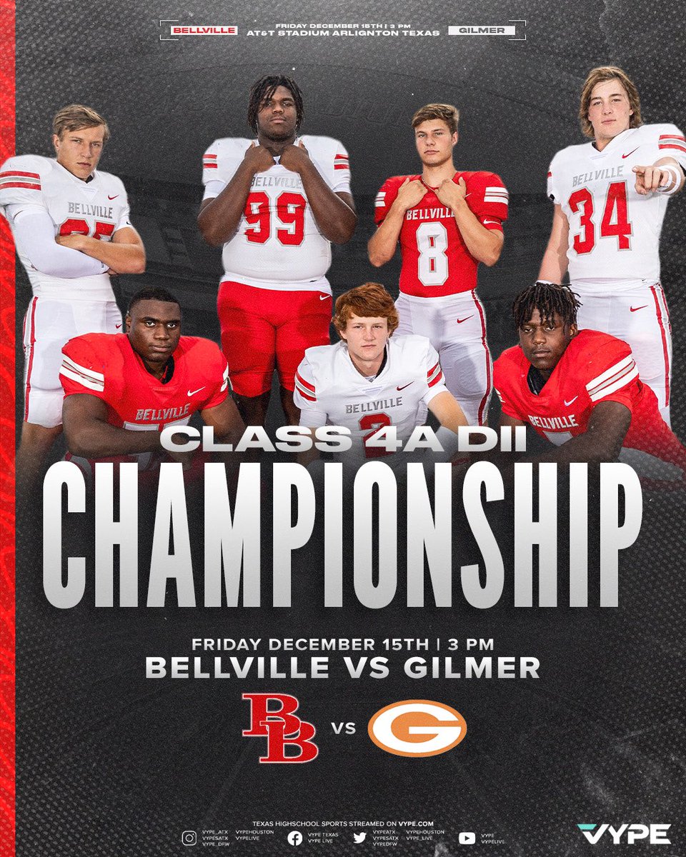 The Town of Bellville… Let’s have a DAY!!!

#txhsfb #UILState