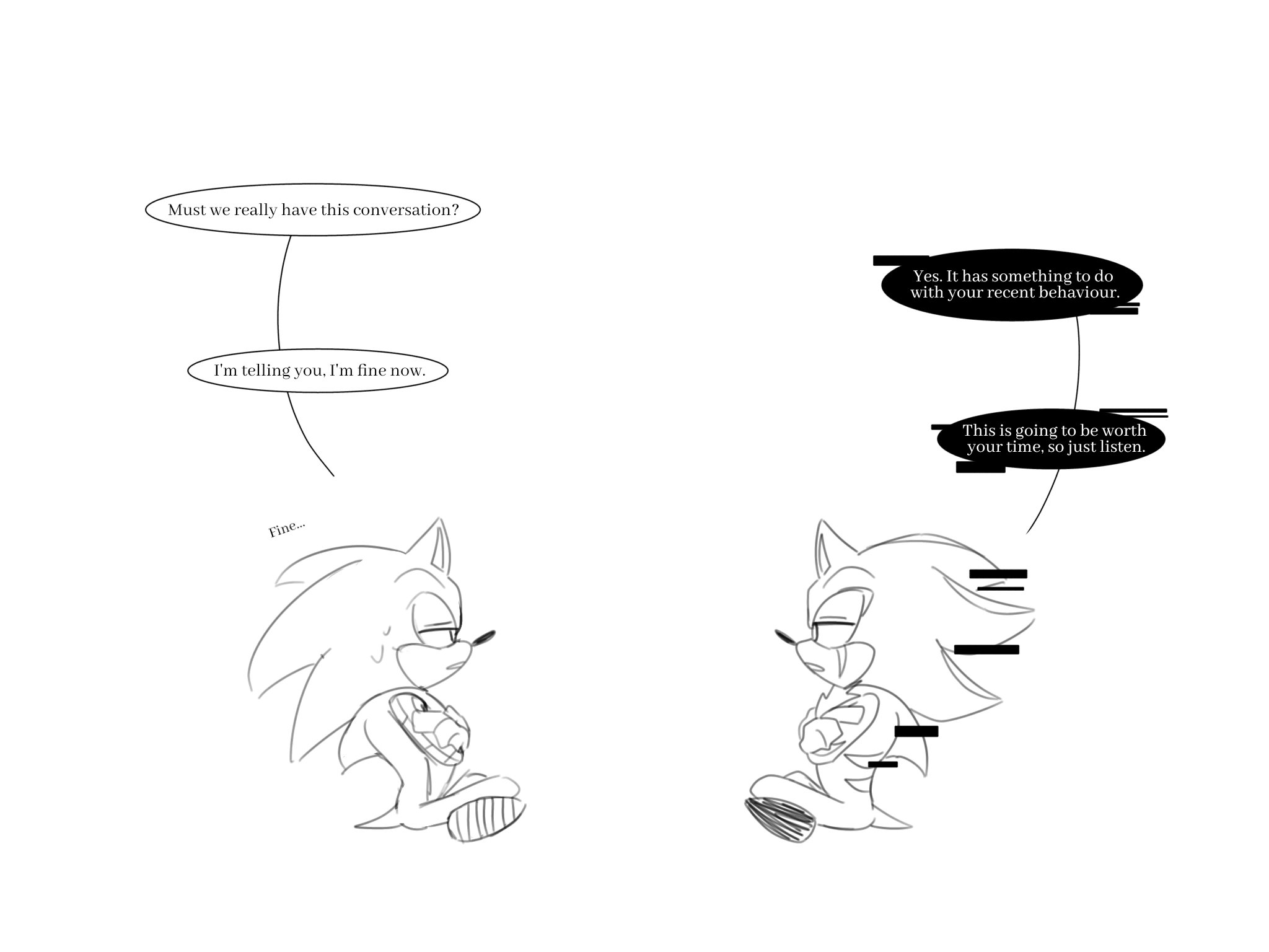 Closer (But maybe a little too much) -- Sonadow/Shadonic - Chapter