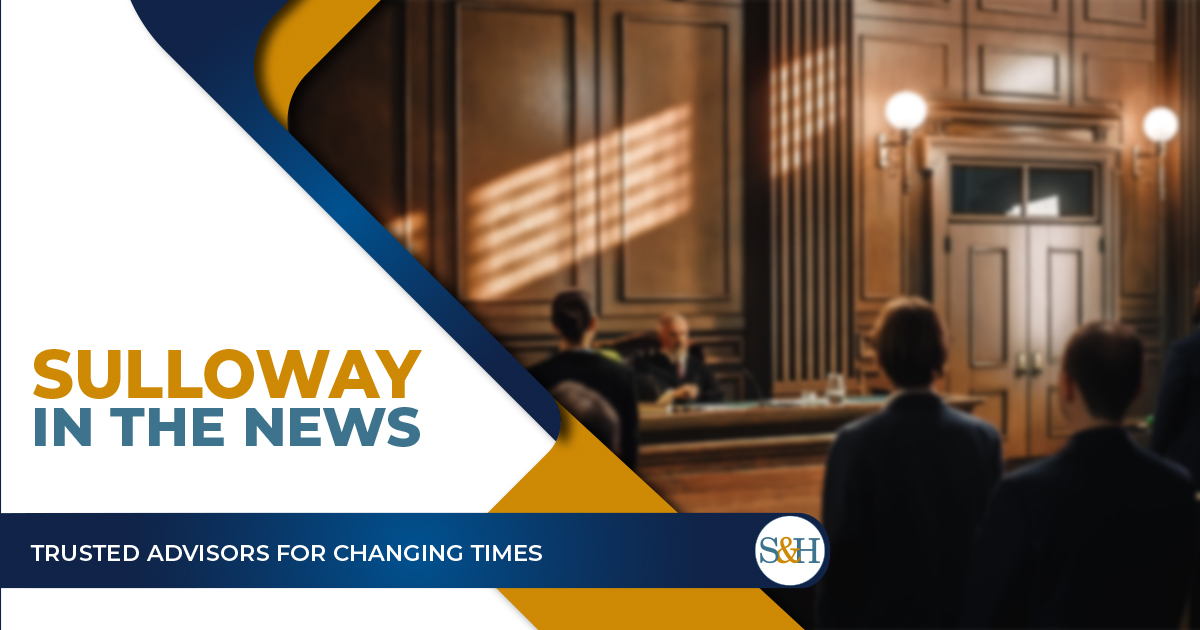 Congratulations to Sulloway Member Eric Passeggio and co-counsel Carrie Fenwick. After a 5-day trial in a wrongful death and personal injury case, a defense verdict was obtained for an out-of-state gas utility.
#TeamSulloway