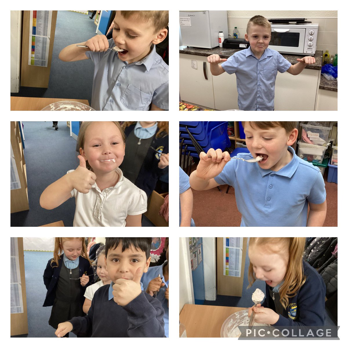 Year 2 have been making Eton mess this afternoon as part of their D&T lesson. @OurLadyandAllS1 #CST #CatholicLife #Teamwork #DTInAction