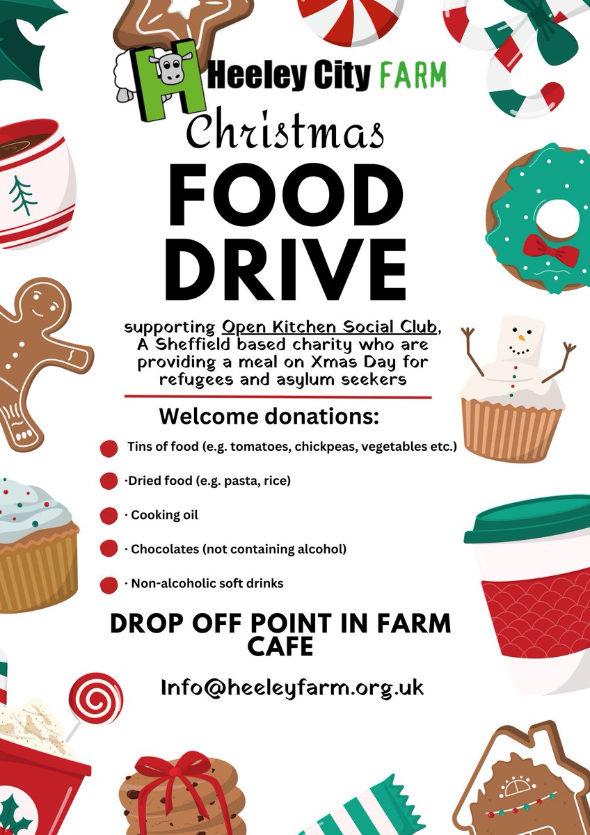 This Christmas we are supporting @openkitchensocial and asking for donations towards this amazing charity! We have a drop off point in our café OR you can visit their website openkitchensocialclub.com/contact.html