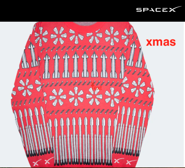 PaigeDonner's tweet image. In honor of International #ChristmasSweater #pulldenoel  
😍
🚀from @spacex merch