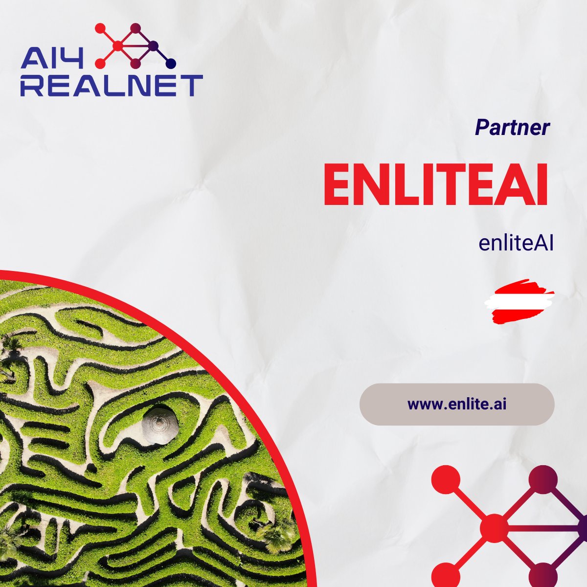 Singly representing 🇦🇹 in the @AI4REALNET consortium is @EnliteAi, a technology provider for Artificial Intelligence specialized in Reinforcement Learning and Computer Vision/geoAI.😲 Find out more here enlite.ai