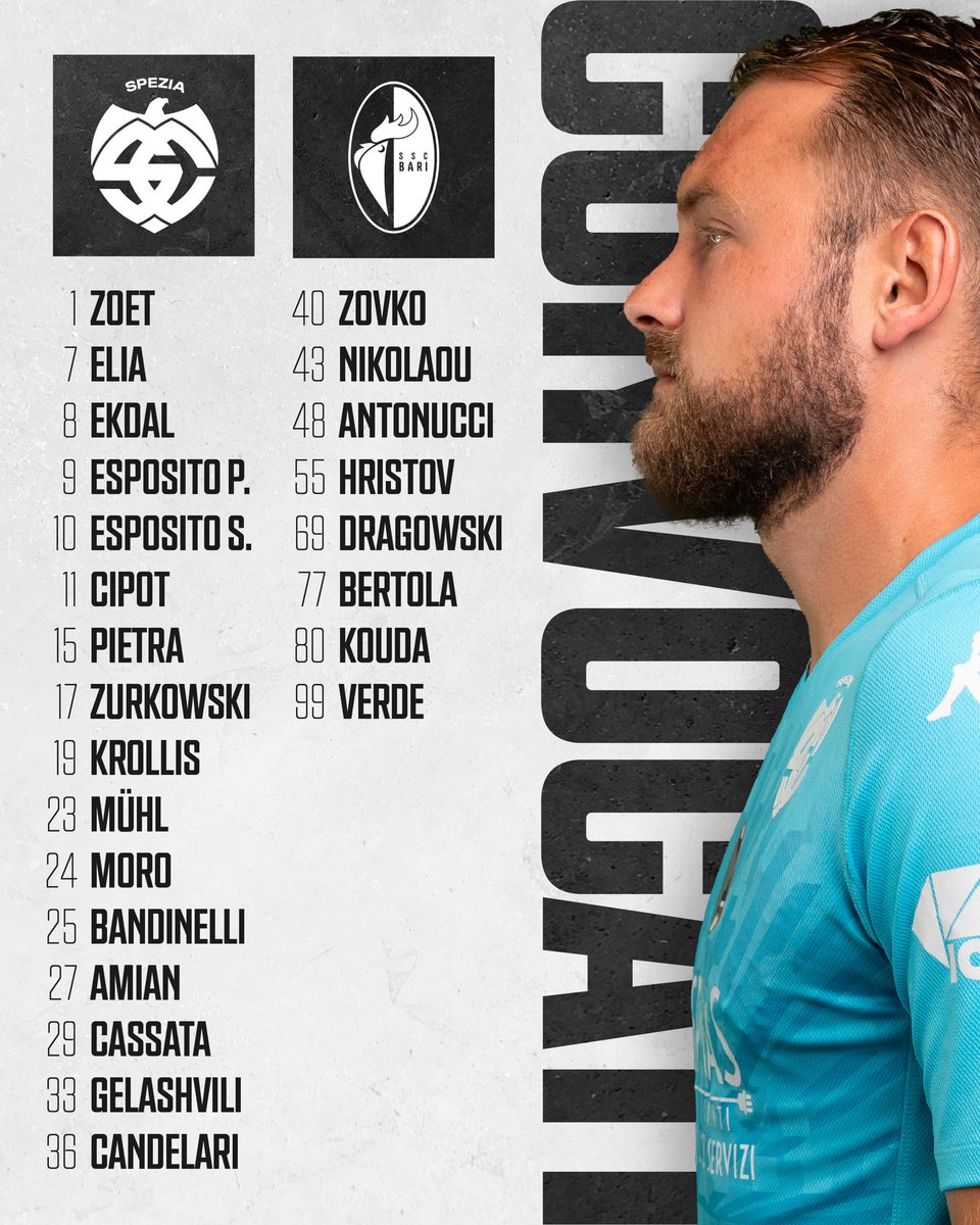 balcio_nl's tweet photo. Ook staat er 1 @Lega_B wedstrijd op het programma:

21:00 #SpeziaBari #SPEBAR

🔸Vriend van dit account Jeroen Zoet zit natuurlijk in de wedstrijdselectie van Spezia. 🧤 https://t.co/veXHqXHiLE
