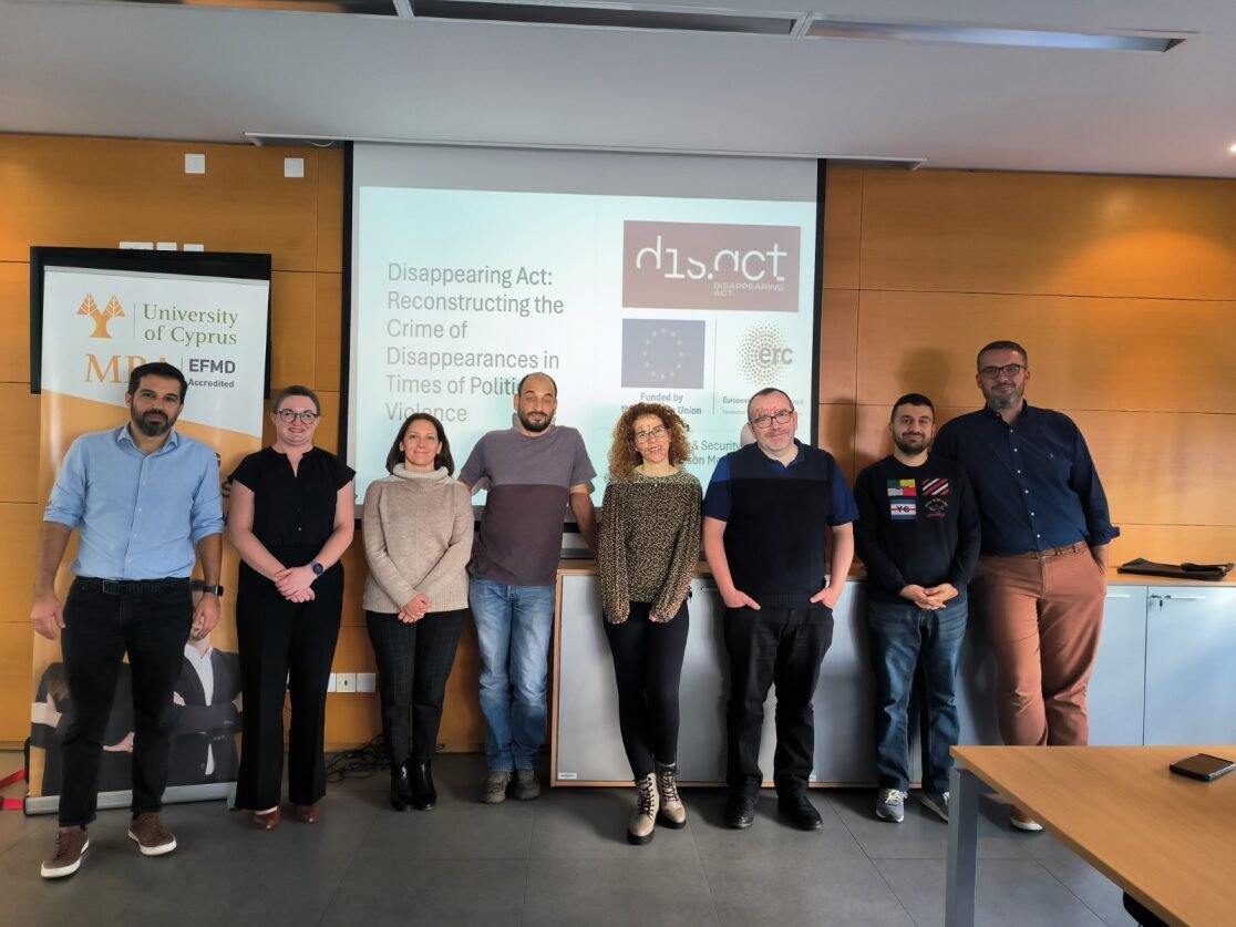 📢 Thread: The DISACT Project's Inaugural In-Person Meeting and Workshop is a Wrap! 🧵 1/ 🗓️ On Dec 13-14, we held our first in-person gathering at the University of Cyprus. An eventful workshop with a focus on Ethics and Safety in research. #DISACT