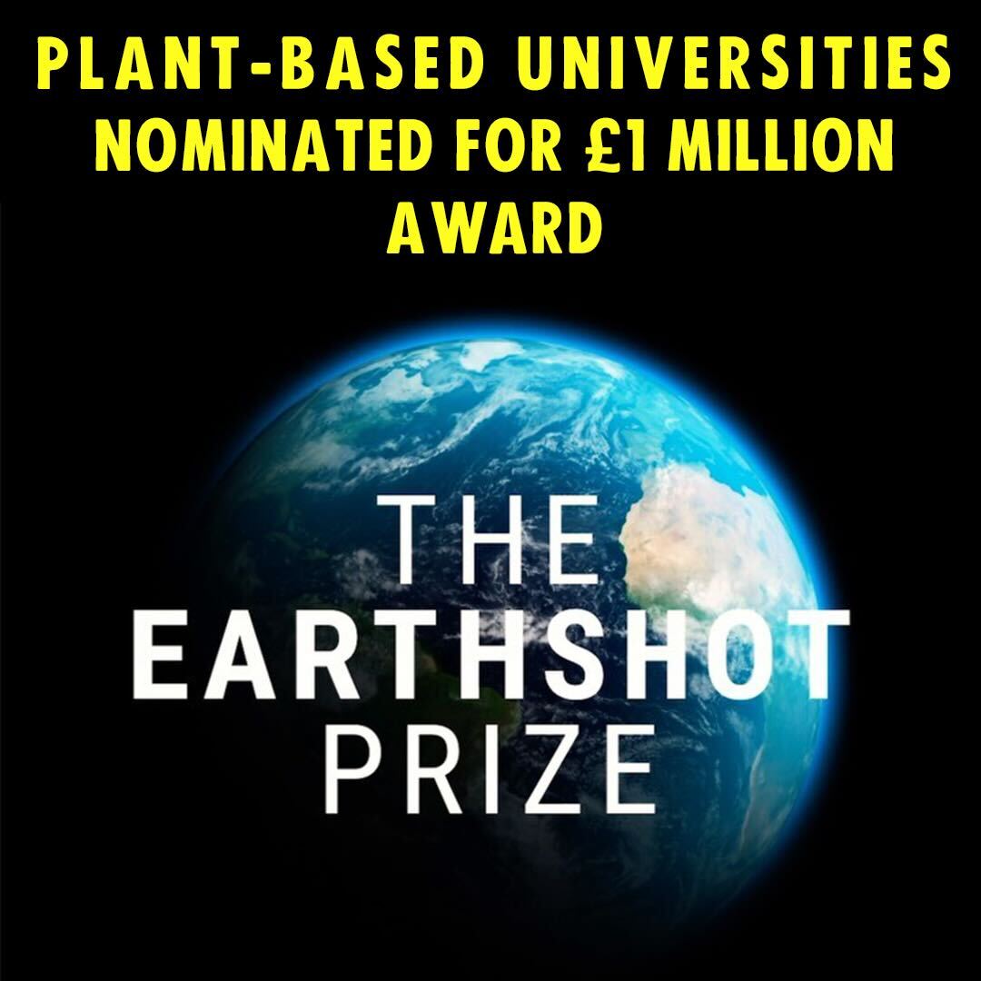 plantbasedunis's tweet photo. 🌏 WE’VE BEEN NOMINATED FOR PRINCE WILLIAM’S EARTHSHOT PRIZE 🚀

Plant-Based Universities are in with a chance of winning a £1 million environmental award!

1/3 https://t.co/orJISfgxfl