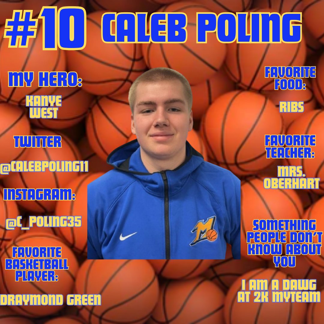 Our player profile of the day is #10 Caleb Poling.

<a href="/CalebPoling11/">Caleb Poling</a>
<a href="/bepee2002/">Billy Poling</a>