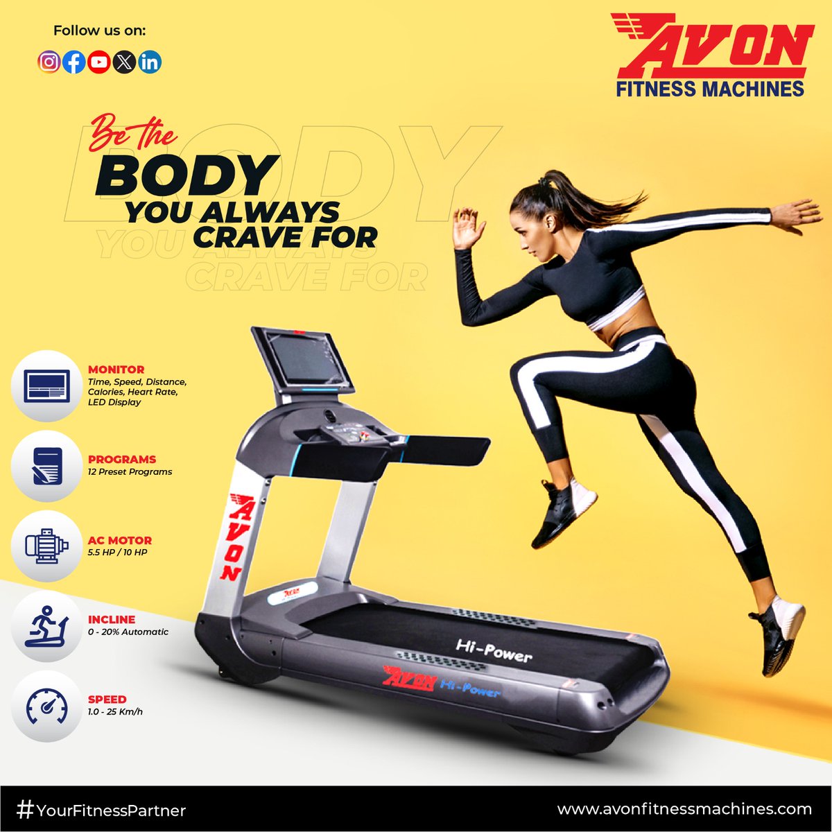 Engage your muscles and convert your sweat into gold! Try Avon Fitness Machines, which provide the best resistance for sculpting your body.

#chestpress #excercising #workoutmotivation #workoutspecialist #workoutroutine #fitnessinfluencer #fitnessismylife #fitbody #cardioworkout