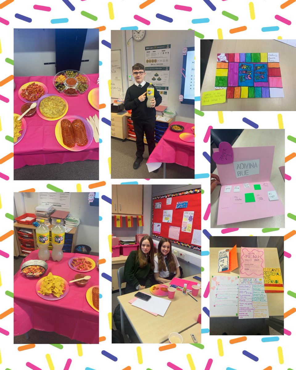 SSHS_ModLangs's tweet image. S2 classes finished their ‘La comida’ topic today with a Spanish cafetería! We got our revision games that we made in groups back out to play! 🇪🇸💃🏻💃🏻💃🏻@StStephensHS @DavidKillin