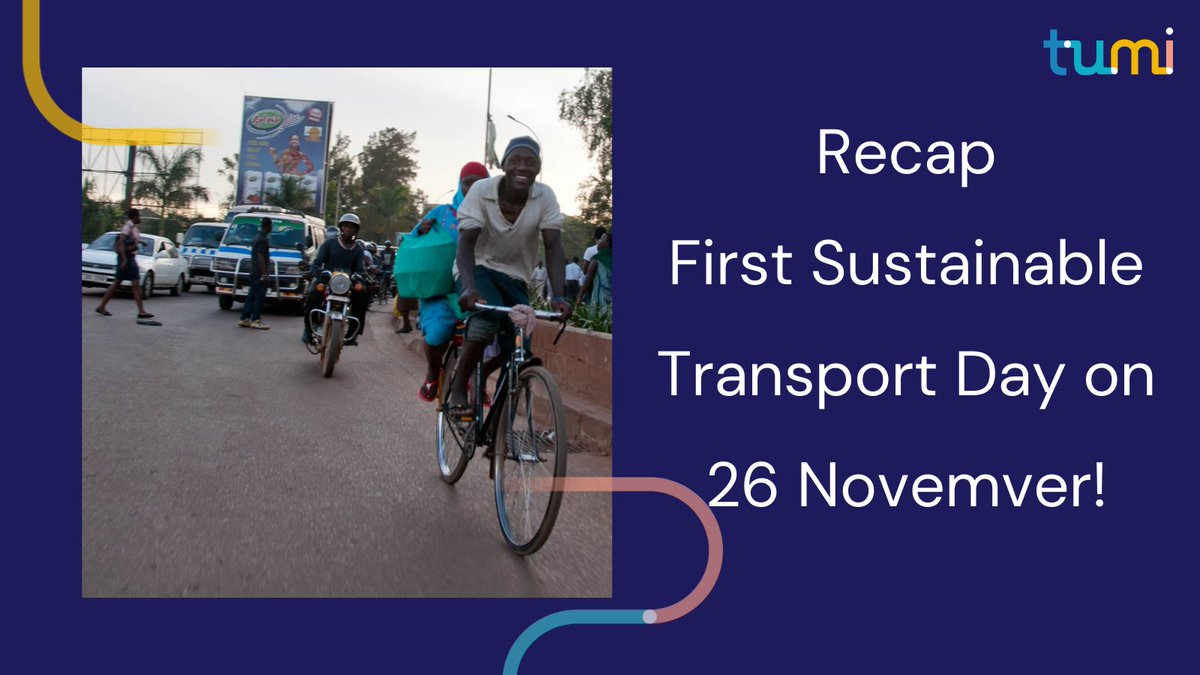#Recap 💡 
Remember? Right before #COP28, we celebrated the first #WorldSustainableTransportDay!
Transport accounts for 24% of carbon emissions &amp; 57% of oil demand. Transforming the transport sector is key to tackling climate change.
Read more on our blog: transformative-mobility.org/driving-change…