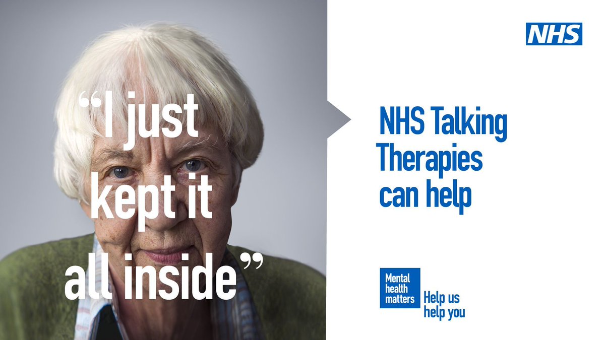 Feelings of anxiety and depression can affect us all. If you need help with your mental health, you can refer yourself, or your GP can refer you to NHS Talking Therapies: buff.ly/390UXuj