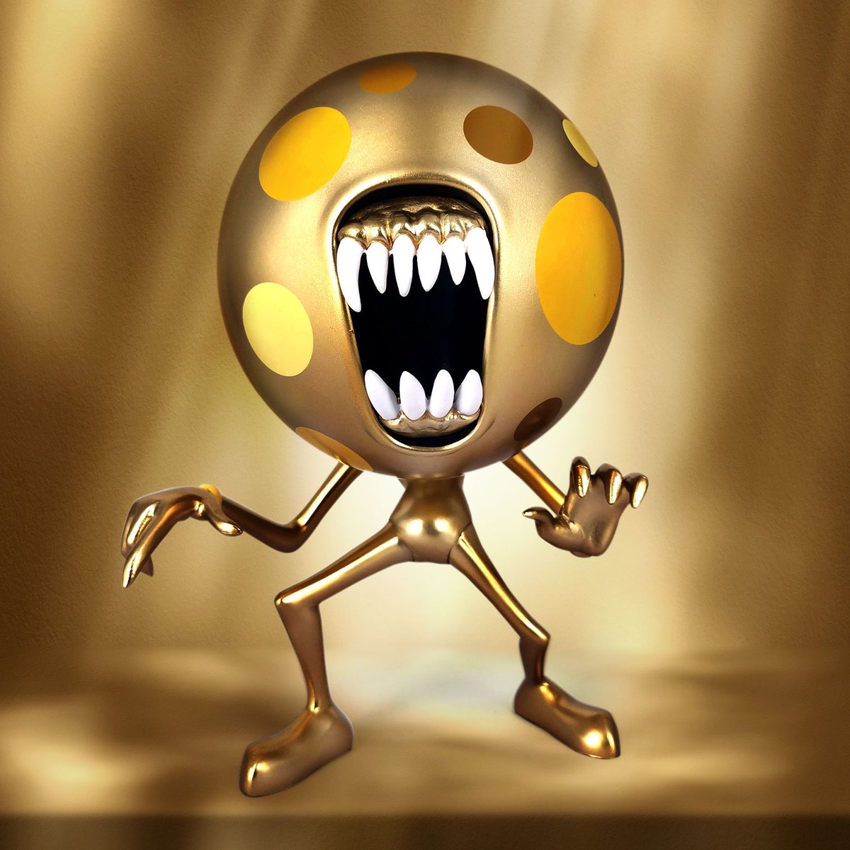 alexpardee's tweet image. In addition to my vault sale, I’m also dropping 3 NEW EXCLUSIVE items at @DesignerCon. Brand new Prime-Time-inspired “SPOILED SPORTS” card, an exclusive @variantz_ x DCon companion card, and a limited GOLD edition BREAKER vinyl toy! It’s the season 🎉❄️🔥. Booth 1119