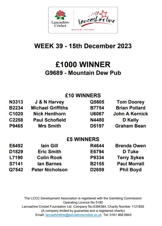 📢The Lottery Results for the 14th and 15th December are in! Congratulations to this week's winners and thank you all for your continued support 🌹 Join our weekly draws bit.ly/3GLAgmL