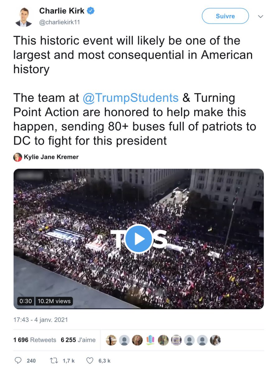Charlie Kirk deleted his post about sending 80+ buses filled with patriots to fight for Trump on J6. The ‘ghost buses’ the GOP is searching for.