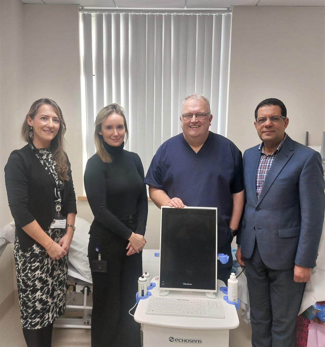 Univ Hosp Waterford (@uhw_waterford) on Twitter photo A momentous day for the Gastro team @UHW with the commencement of the Liver Fibrosis Clinic. Patients will benefit from this non-invasive/painless procedure using U/S Elastography/Fibroscanner, reducing the need for liver biopsies. <a href="/HSELive/">HSE Ireland</a> @HrSswhg <a href="/SouthEastCH/">HSE/SECH (now part of HSE Dublin and South East)</a> A momentous day for the Gastro team @UHW with the commencement of the Liver Fibrosis Clinic. Patients will benefit from this non-invasive/painless procedure using U/S Elastography/Fibroscanner, reducing the need for liver biopsies. <a href="/HSELive/">HSE Ireland</a> @HrSswhg <a href="/SouthEastCH/">HSE/SECH (now part of HSE Dublin and South East)</a>