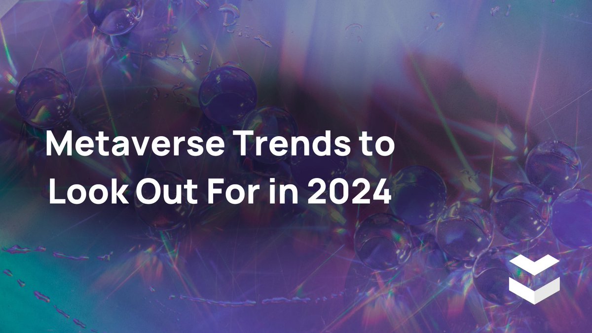 The metaverse market is projected to reach $800 billion by 2024, as reported by @TheTerminal. 🔥 Whether it's due to AI technology or blockchain gaming, 2024 could be a huge year for the metaverse. So, as we approach the new year and a new bull-run, we dive into the major…