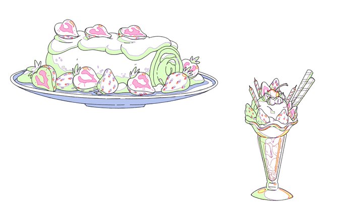 「cherry cream」 illustration images(Latest)