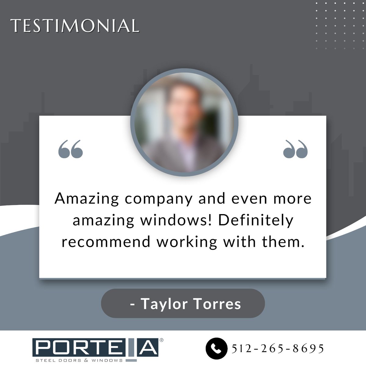 Amazing company and even more amazing windows! Definitely recommend working with them. - Taylor Torres
#Portella #CustomSteelDoors #ArchitecturalDesign #SteelWindows #HighQualityCraftsmanship #ElegantSpaces #InnovativeHardware #ExceptionalDesign #HomeInteriors