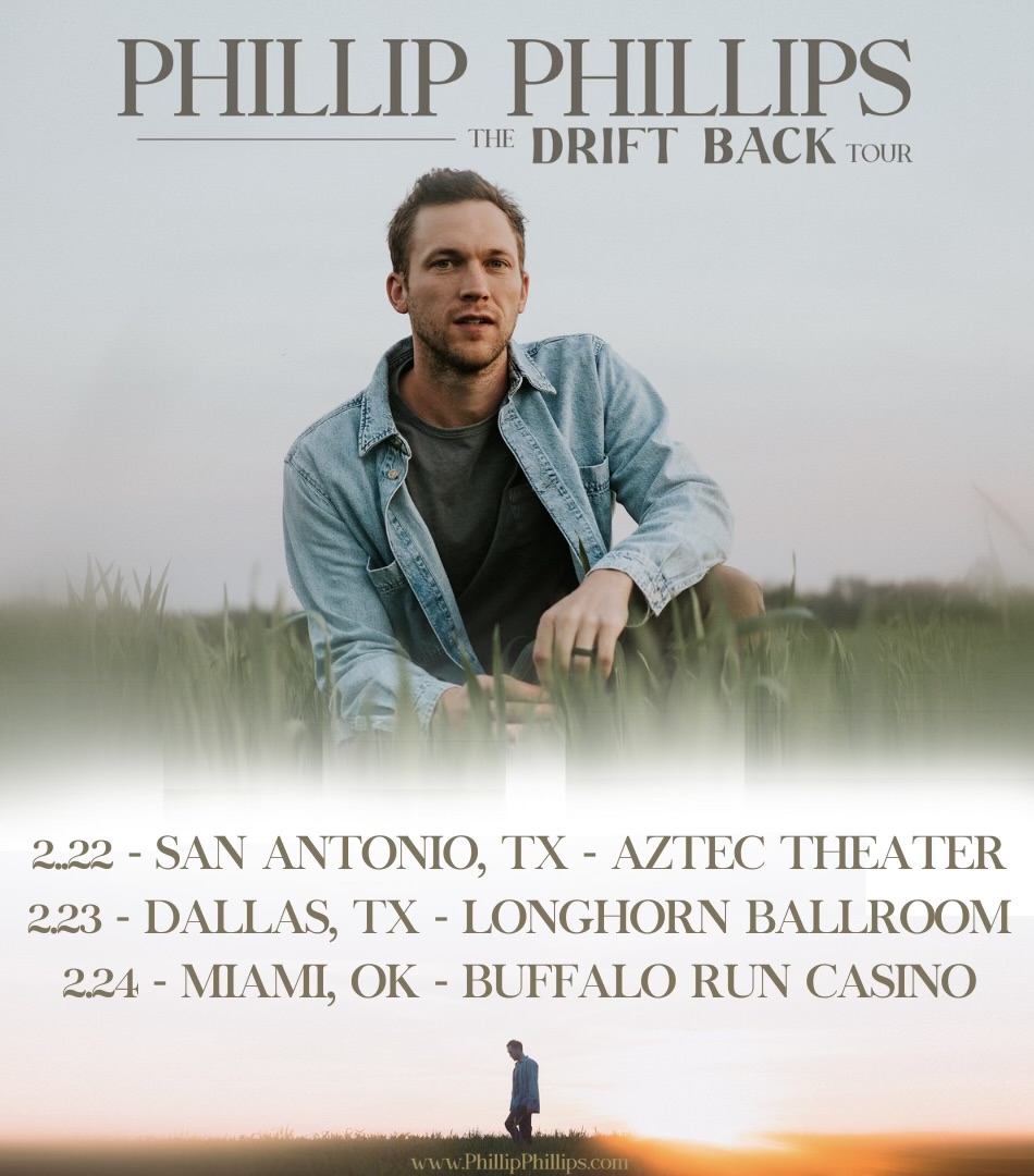 Tickets are on sale now for these shows! Get yours at the link below 🎫 Tickets: phillipphillips.com/tour