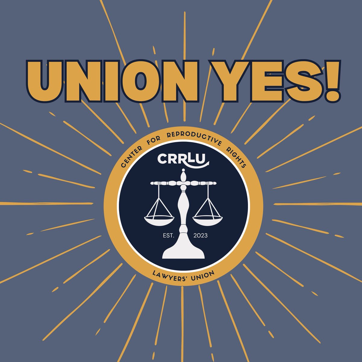 We're official!!!!! ✊🥳⚡️