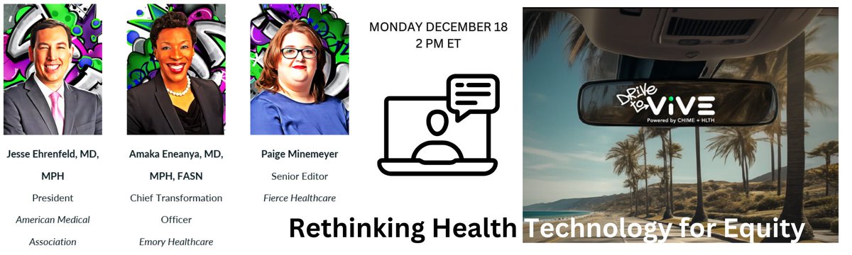 What is '#techquity?' Dial in on 12/2 @ 2 pm ET to 'Rethinking Health Technology for Equity' to find out! ow.ly/o2Rk50QikyL @AmerMedicalAssn