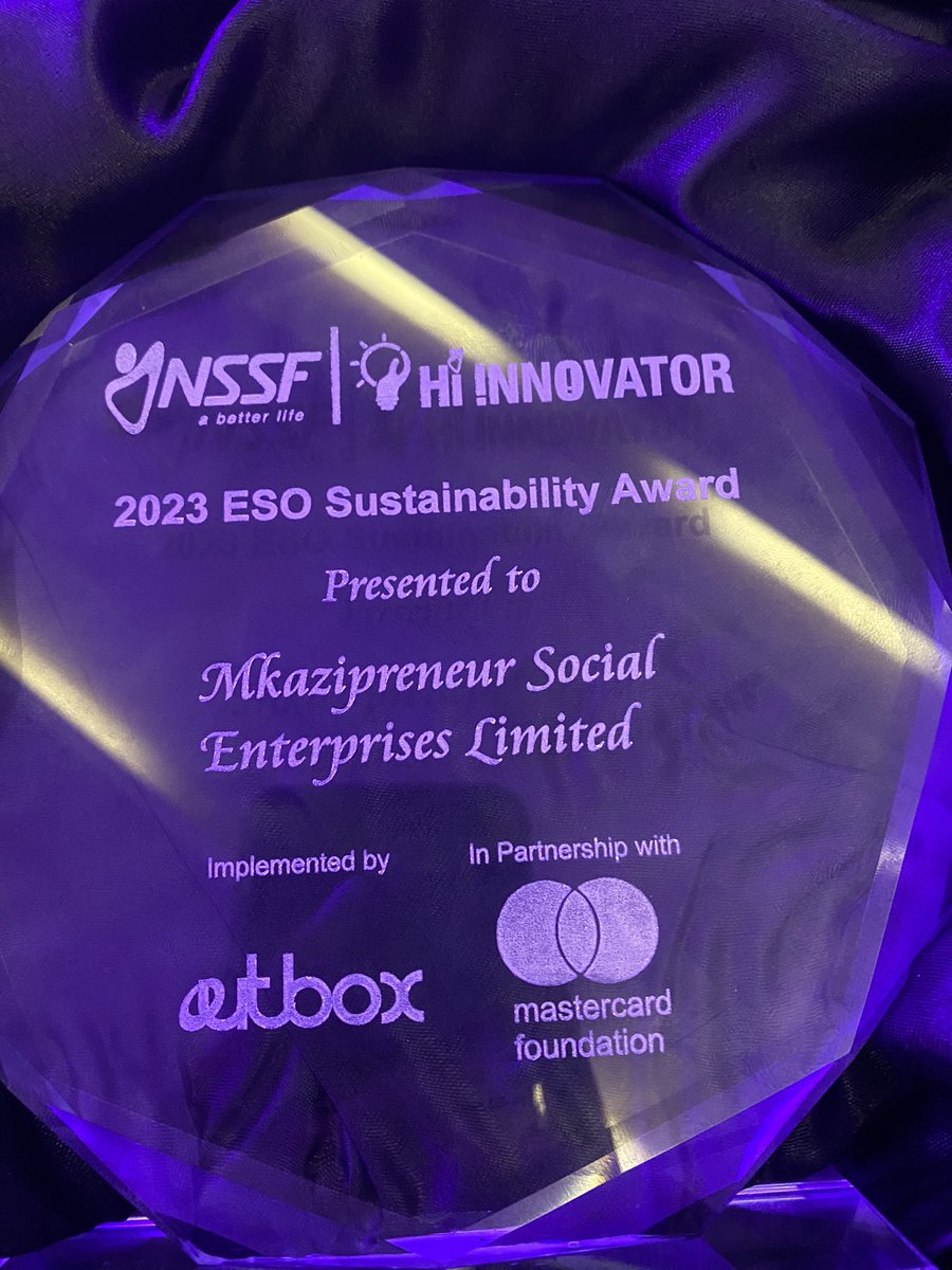 Ending the year on a good note, thankful for #NSSFHiInnovator team for taking a chance on us (@mkazipreneur ), thankful to my team for the hard work this year, and to me for the sleepless nights 🥹