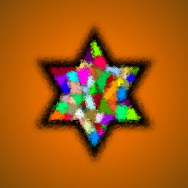 Art of the Day: 'Magen David jewish star'. Buy at: ArtPal.com/elygoldart?i=9…