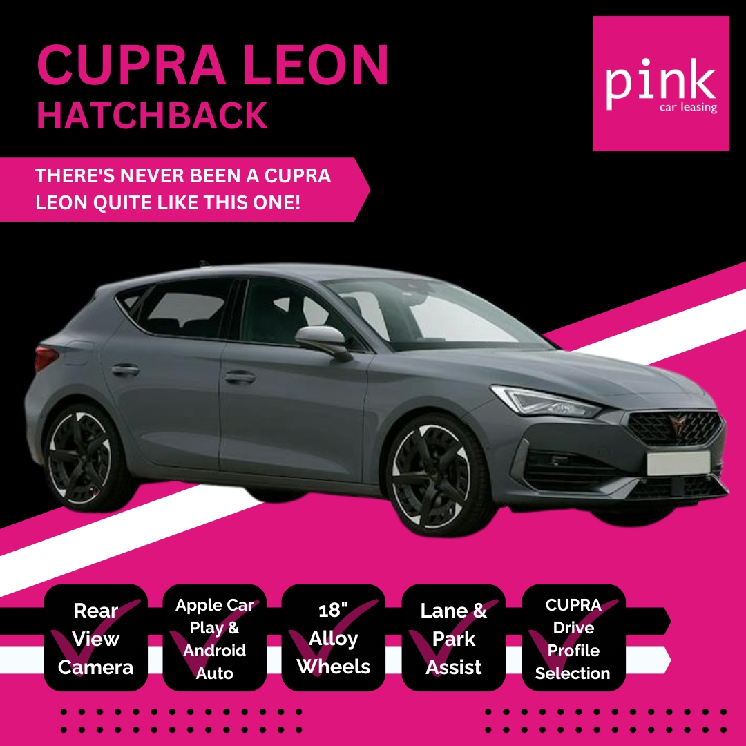 Practical, comfortable and surprisingly quick, lease the #CUPRALeonHatchback from Pink Car Leasing! 🌐 bit.ly/47UdhAm #CUPRALeon #CarLeasing #BusinessLeasing