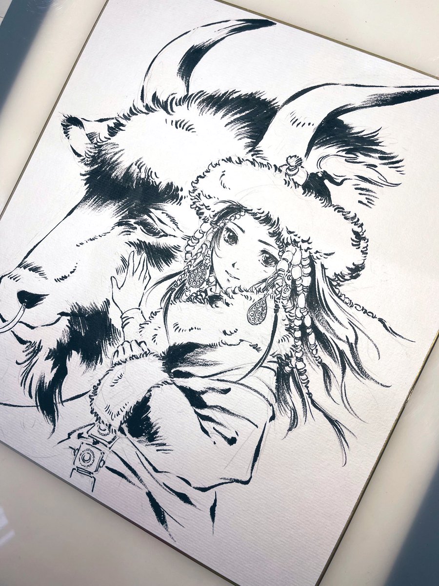 この数年展示会やイベントに合わせて、和やモンゴル、アジアファンタジーの少年少女達を描いてきました。 こうしたスタイルは元々漫画とは一線引いて、どちらかと言うと「旅に憧れた10代からの心の情景シリーズ」として描いてきた趣味の世界でしたが、様々な展示会を通じて今まで何人もの方にお迎えを頂き、この様な世界観を好んで下さる人達がいてくれた事が自信にも繋がりました。 この先はもう少し進化させた「絵」として形にしていく事を画策中ですが、来年は時間がとてもタイトになってしまうので、別の形か、展示会も一旦お休みにするか、状況次第で考えていきたいと思っています。 どうぞ宜しくお願い致します。
