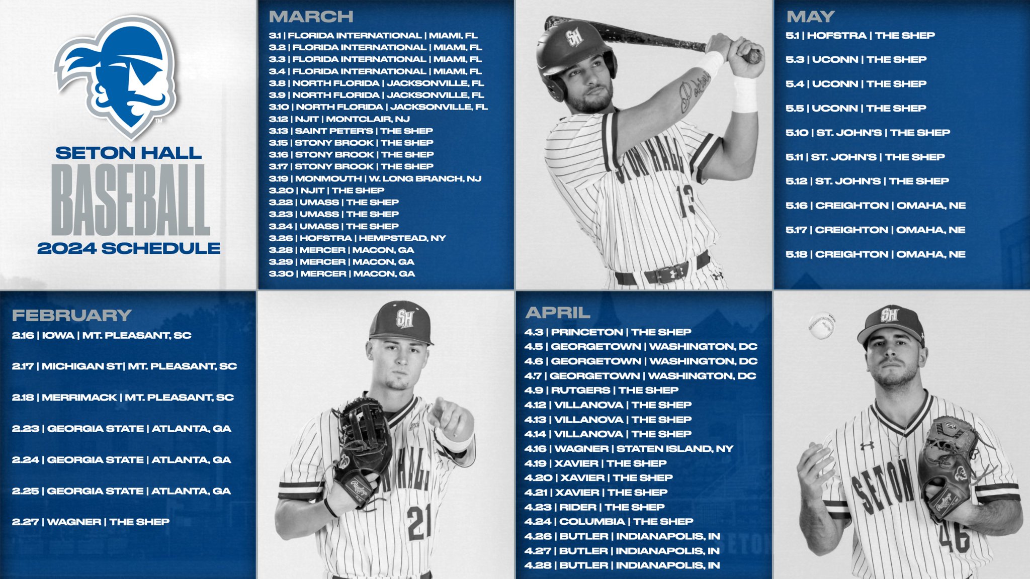 Seton Hall Baseball Schedule 2024 Sonia Eleonora