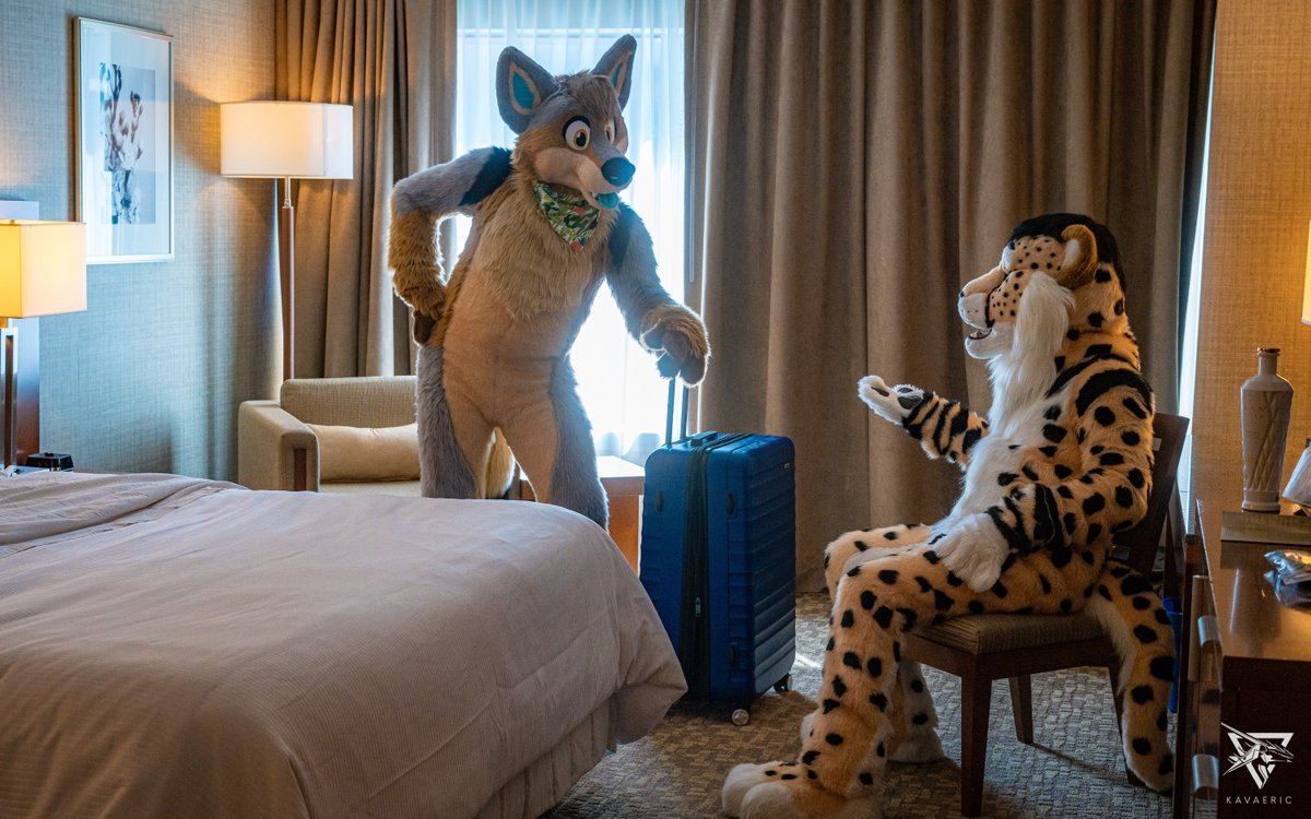 Hotel information and rates for #Anthrocon 2024 are now updated on our website! With 16 partnered hotels (and counting) and a shuttle service, we're working hard to make sure there's enough rooms for everyone 🐱🐶🏨

More info: anthrocon.org/hotel

📸 <a href="/Kavaeric/">Kavaeric</a>
