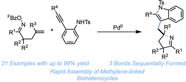 Rapid Assembly of Bis-heterocycles via Palladium Domino Catalysis. A new Letter from @thelautensgroup describes how to make unsymmetrical linked bis-heterocycles. Learn more here: pubs.acs.org/doi/10.1021/ac… @marklautens, @ramonarora