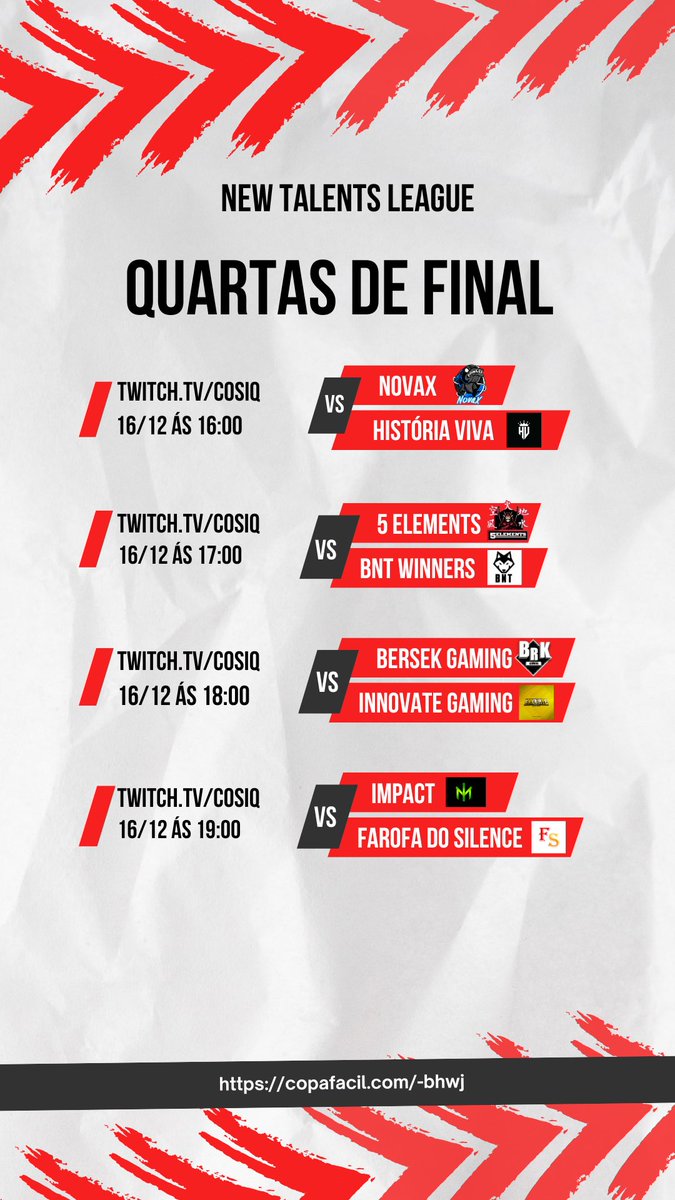 NTL_ofc's tweet image. Saiu a tabela da NTL 3 edição!!