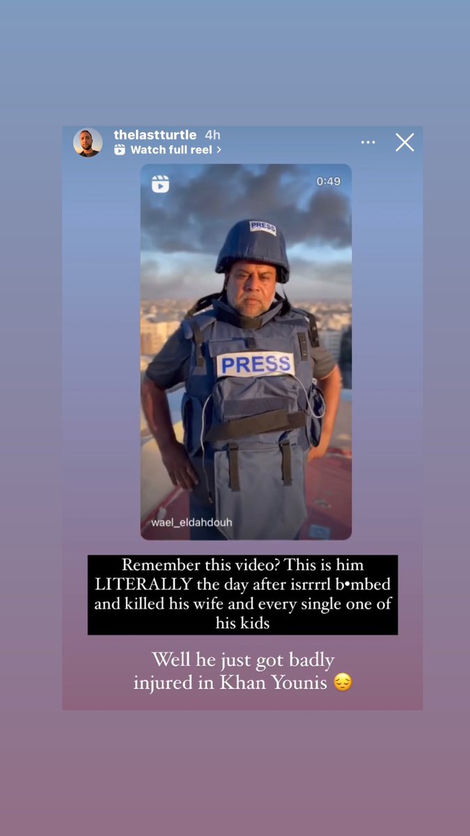 missfalsteenia's tweet image. Wael got injured in Khan Younis 💔💔