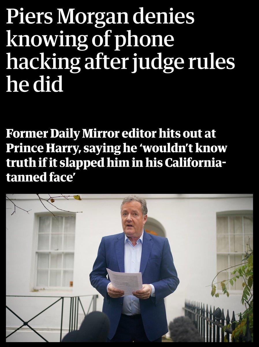 Yes OK Piers we believe you 🤦‍♂️