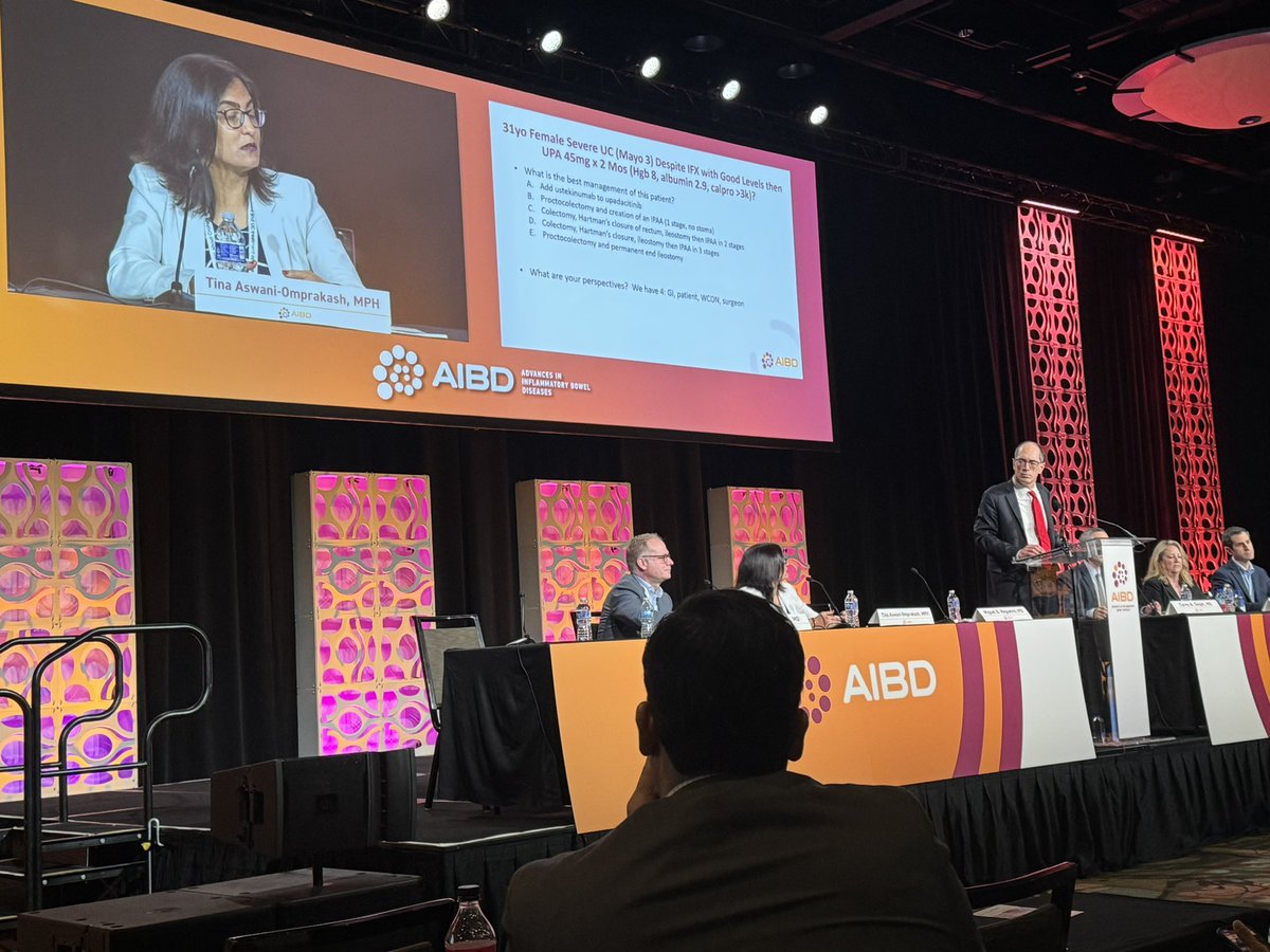 Sean Fine (@finemdisso) on Twitter photo Excellent Med/Surgery discussion going on right now at #AIBD2023 with patient advocate <a href="/ownyourcrohns/">Tina Aswani-Omprakash, MPH</a> <a href="/MRegueiroMD/">Miguel Regueiro</a>
✅in depth discussions
✅use diagrams to help explain terminology to our patients
✅communication about plans after surgery if treatment may still
Be needed Excellent Med/Surgery discussion going on right now at #AIBD2023 with patient advocate <a href="/ownyourcrohns/">Tina Aswani-Omprakash, MPH</a> <a href="/MRegueiroMD/">Miguel Regueiro</a>
✅in depth discussions
✅use diagrams to help explain terminology to our patients
✅communication about plans after surgery if treatment may still
Be needed