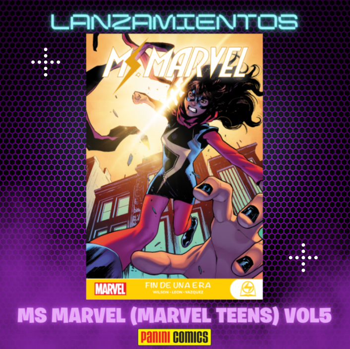 Argentina, prepárate para cerrar el 2023 con estos lanzamientos.
Pídelos aquí:tiendapanini.com.ar
- X-men Vol25
- Ms Marvel (marvel teens) Vol5
- Heroes Reborn Vol2