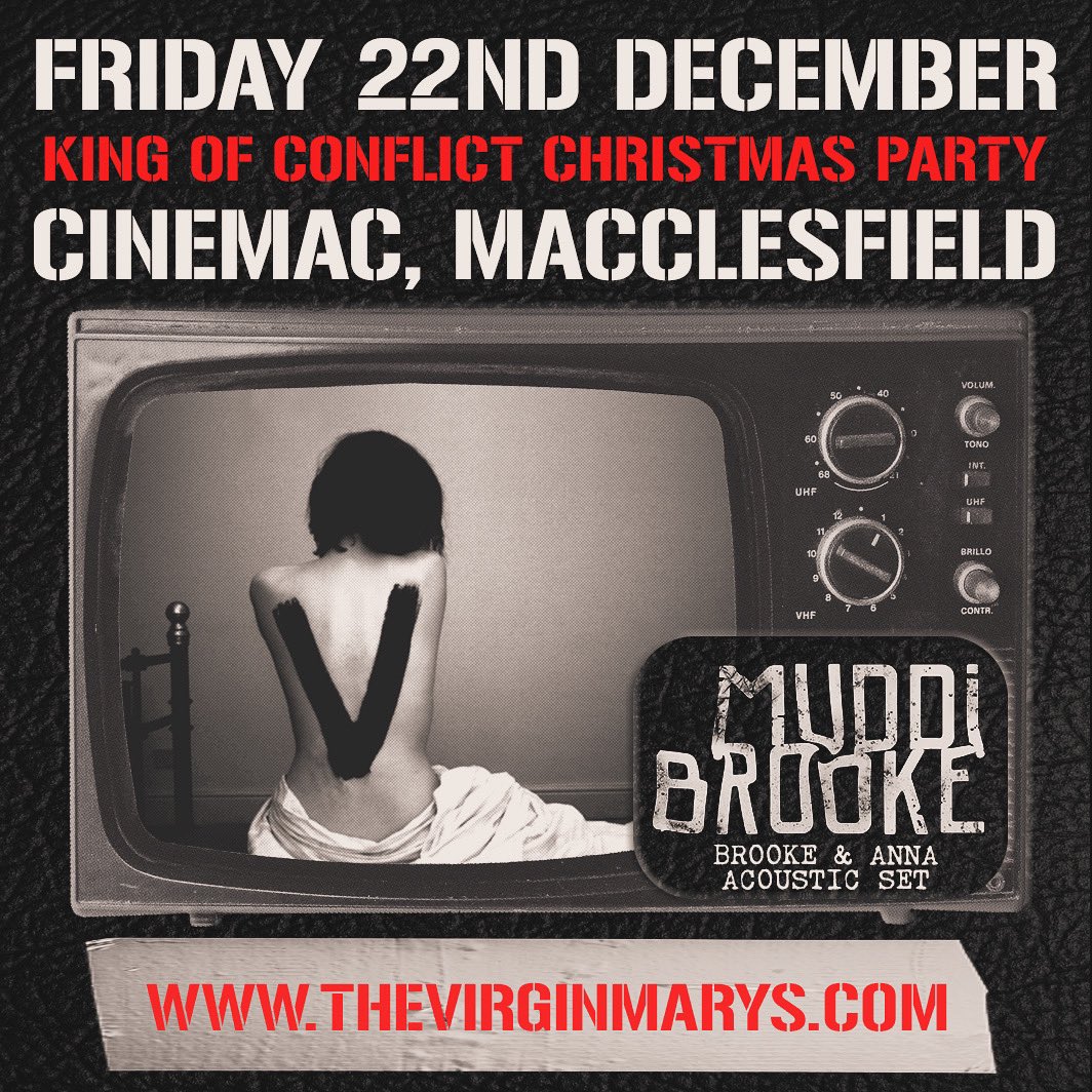 So happy to announce we will be welcoming Brooke & Anna from the absolutely AWESOME @MuddiBrooke who will be performing an acoustic set alongside ourselves and the mighty Lookin!!!!!!!!🔥🔥🔥🔥🔥🔥🔥🔥🔥 Last few tix: thevirginmarys.com PEACELOVETRUTHMUSIC