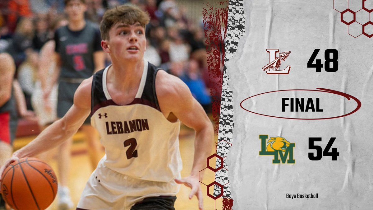 🏀 Warriors drop their third straight. Gut check time! Holiday Tournament at home next Thursday. Game 1 vs Talawanda on 12/28 (7:30). #OnwardLebanon